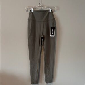 Peloton Yoga High-Waisted Leggings in Dark Green